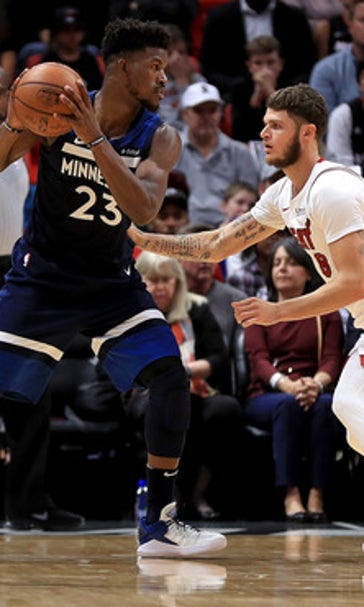 Minnesota hangs on in overtime, tops Miami 125-122 (Oct 30, 2017)